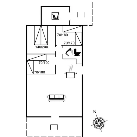 Virve - 300m From The Sea In Lolland- Falster And Mon By Interhome 度假居 Rødby